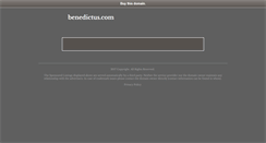 Desktop Screenshot of benedictus.com